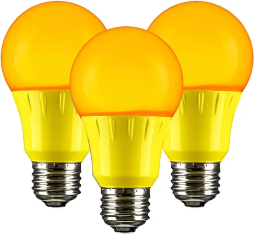 Miniatura 17 de Sunlite 40452 - Foco de luz LED de color A19, 3 W (equivalente a 25 W), base mediana E26, no regulable, certificación UL, decoración de fiestas