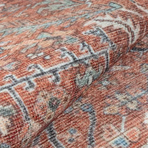Miniatura 8 de GLN Rugs Traditional Collection - Alfombra de felpilla lavable a máquina, tradicional lavable, antideslizante, alfombra de felpilla de pelo bajo