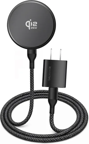 Miniatura 8 de Cargador inalámbrico magnético Qi2.2 de 25 W para Samsung Galaxy S26 Ultra, S25, S24 - Compatible con adaptador de pared MagSafe de carga rápida 2.0