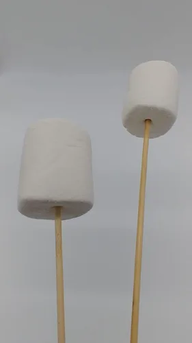 Miniatura 6 de Paquete de 110 palos de bambú para asar malvaviscos y perros calientes, extra largos, seguros para niños, diseño de 36 pulgadas, pinchos desechables