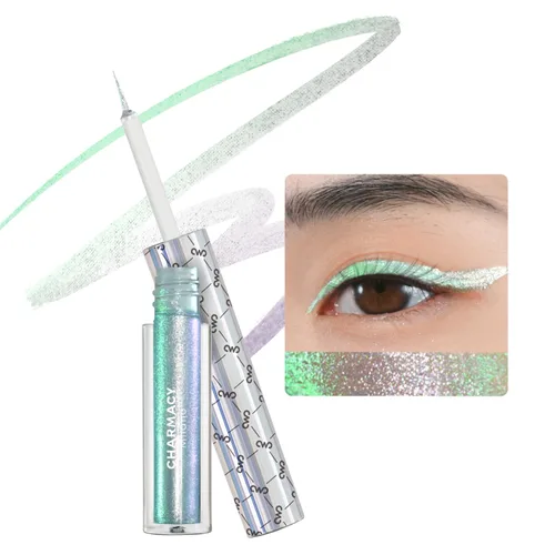 Miniatura 36 de CHARMACY Delineador Líquido para Ojos Resistente al Agua, Lápiz delineador de ojos negro intenso de larga duración con punta ultra fina, a prueba