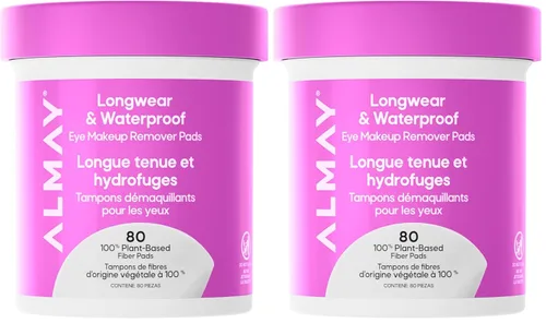 Miniatura 14 de Almay Almohadillas removedoras de maquillaje de ojos de larga duración e impermeables, 80 unidades (el embalaje puede variar)