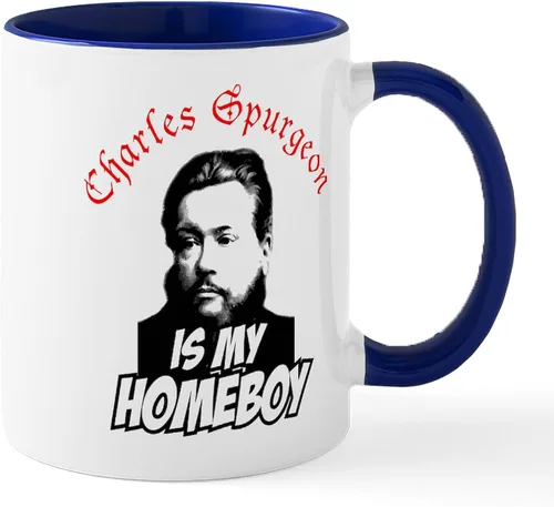 Miniatura 6 de CafePress Spurgeon Homeboy - Taza de café de cerámica de 11 oz (11.0 fl oz)