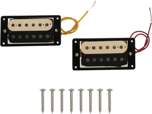 2 pastillas de guitarra eléctrica Yootones de doble bobina compatibles con Squier Les Paul Humbucker de guitarra eléctrica, piezas de juego