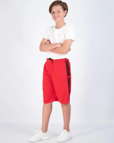 Miniatura 5 de Real Essentials - Paquete de 5 pantalones cortos de baloncesto para niños, con malla y bolsillos