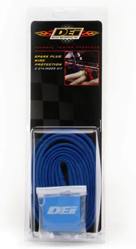 Miniatura 8 de Design Engineering 010611 Protect-A-Wire Kit de manguitos negros de 2 cilindros para cubrir y proteger los cables de bujías