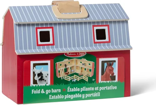 Miniatura 3 de melissa & doug Fold and Go de madera granero, Versión estándar, Multi