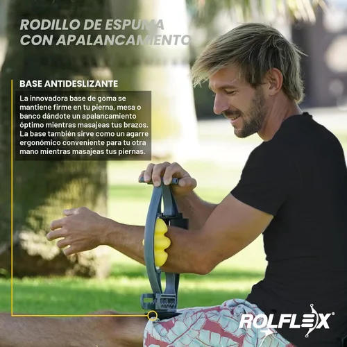 Miniatura 2 de Rodillo de espuma Rolflex™ reinventado, el mejor autoliberador miofascial y herramienta de puntos de activación para todo el cuerpo, nunca volverá a
