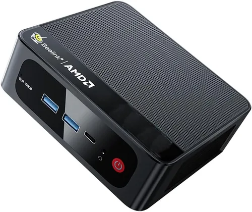 Beelink Ser5 PRO Mini PC de escritorio con AMD Ryzen 5 5625U 6C/12T, 16GB DDR4 480G NVMe M.2 SSD, salida de doble pantalla, WiFi 6, 2.5G LAN BT 5.2