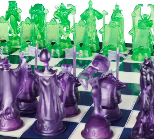 Miniatura 8 de Spin Master Games, Juego de ajedrez de villanos de Disney para adultos y niños, juega como personajes clásicos de Disney, Úrsula, Jafar, Hades