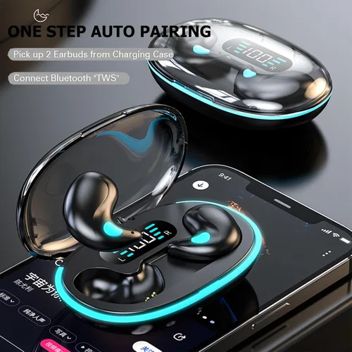 Miniatura 6 de Xmenha Auriculares invisibles inalámbricos ocultos para dormir de lado, auriculares invisibles para dormir y dormir, pequeños mini auriculares