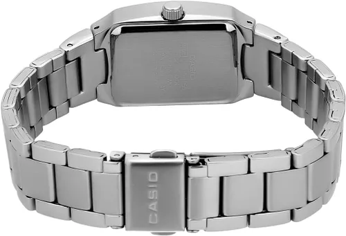 Miniatura 4 de Casio Reloj de pulsera clásico de acero inoxidable LTP1165A-1C para mujer, plateado, LTP-1165A-1C