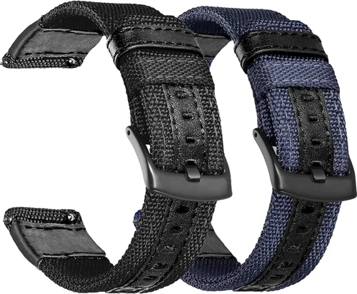 Miniatura 9 de Compatible con Samsung Galaxy Watch 1.811 in Band 2019/Galaxy Watch 3 1.772 in/Gear S3 Frontier Classic, correa deportiva de repuesto de nailon