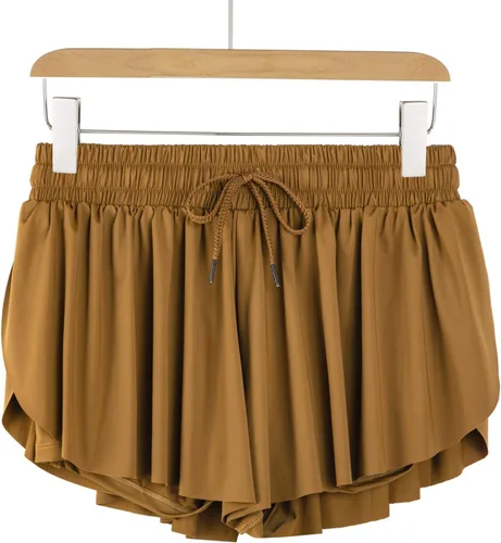 Miniatura 29 de Blaosn Pantalones cortos atléticos fluidos para mujer, gimnasio, yoga, entrenamiento, correr, pantalones cortos de tenis, falda falda linda, ropa