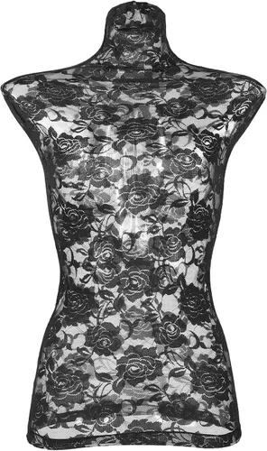 ULTECHNOVO Funda de maniquí de encaje de 29.52 x 14.56 pulgadas, encaje de algodón, funda protectora de tela reutilizable, para tienda minorista,