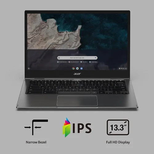 Miniatura 7 de Acer Chromebook Spin 513 Laptop convertible Qualcomm Snapdragon 7c Pantalla táctil FHD IPS Gorilla Glass de 13.3 pulgadas 4GB LPDDR4X 64GB