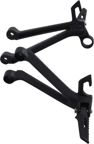 Miniatura 8 de TCT-MOTORPARTS Estriberas de pie del pasajero trasero para Suzuki GSXR1000 GSX-R1000 2005-2006 Negro arena