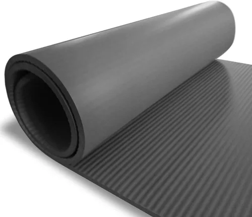 Miniatura 2 de YAMAZEN Alfombrilla de entrenamiento de yoga de 72 x 24 pulgadas de grosor extra para ejercicio de gimnasio en casa Alfombrilla multiusos