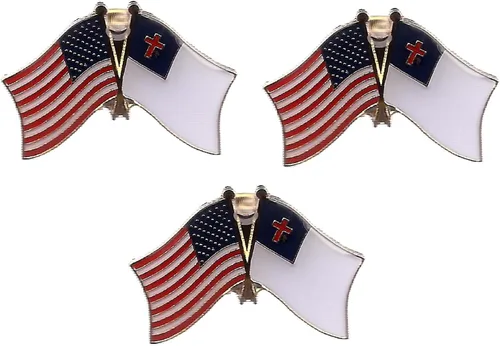 Miniatura 117 de 3 Pines de solapa con banderas de Estados Unidos y países internacionales, paquete de 3 pines dobles con diseño de banderas de Estados Unidos