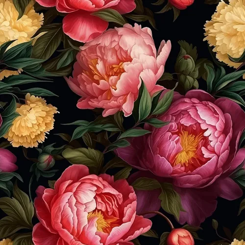Miniatura 9 de Papel tapiz floral vintage para despegar y pegar, flores amarillas brillantes, autoadhesivas, removibles, adhesivos de pared para gabinetes