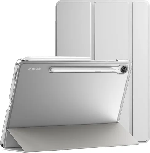 Miniatura 7 de JETech Funda para Samsung Galaxy Tab S10 Lite / S10 FE / S9 FE de 10.9 pulgadas, funda protectora delgada y translúcida con soporte trasero de tres