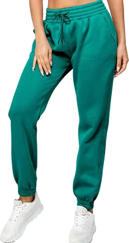 Miniatura 60 de IUUI Pantalones deportivos de cintura alta para mujer, con bolsillos, de algodón, holgados, atléticos