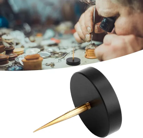 Miniatura 5 de plplaaoo Herramienta de relojeros de tacón, soporte de equilibrio de reloj de metal, soporte de equilibrio de reloj, soporte de puente