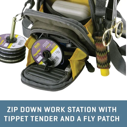 Miniatura 3 de Allen Company Bear Creek Micro Fly Fishing Chest Pack Verde oliva