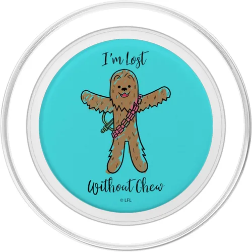 Miniatura 2 de Star Wars Chewbacca I'm Lost Without Chew PopSockets MagSafe PopGrip para iPhone