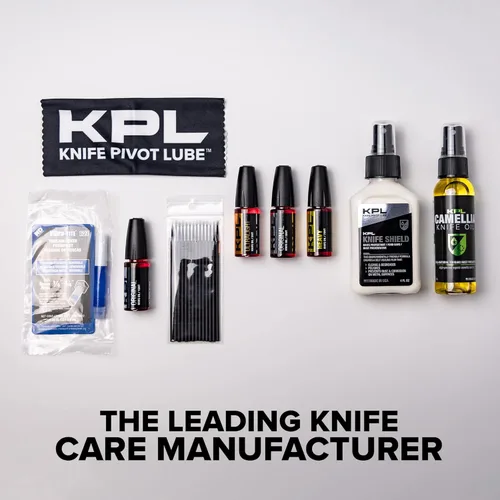 Miniatura 7 de Lubricante de pivote para cuchillo – Aceite original para cuchillas – Aceite sintético de rectificado para navaja de bolsillo – Lubricante de KPL