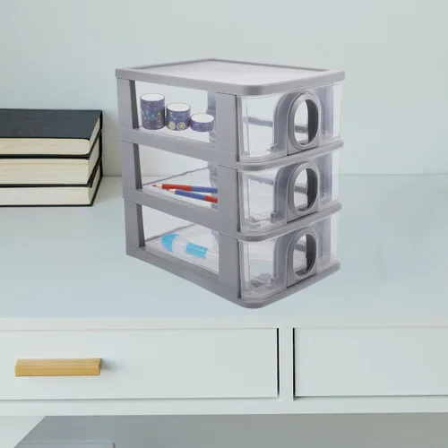 Miniatura 2 de Gabinete de almacenamiento de cajones, gabinete de almacenamiento de manualidades, cajas varias, estuche de almacenamiento de papelería, organizador