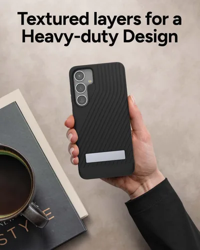 Miniatura 6 de ZAGG Denali - Funda para Samsung Galaxy S24 con soporte, protección de doble capa con infusión de grafeno, resistente a caídas de 16 pies, diseño