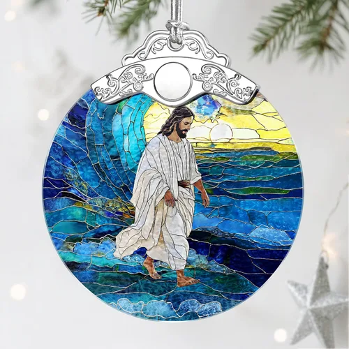 Miniatura 10 de Decoraciones navideñas de Arcángel Miguel - Adornos de Navidad para árbol Decoración de árbol de Navidad de ángel de armadura dorada Adornos