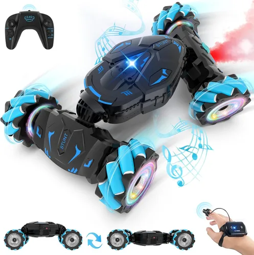 Pristar Autos de control remoto con detección de gestos, el mejor regalo para niños de 6 a 12 años, 2.4 GHz, control remoto, juguetes para niños de
