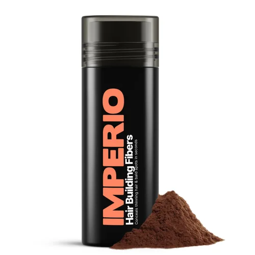 IMPERIO Fibras de construcción del cabello para adelgazar el cabello, 0.92 oz de fibras capilares de primera calidad para mujeres y hombres en