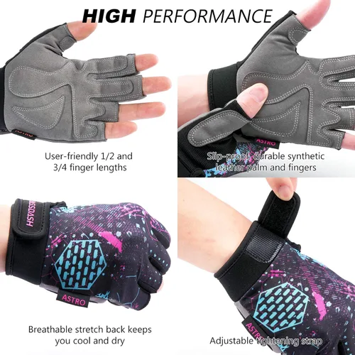 Miniatura 2 de BASSDASH Guantes de pesca Astro para hombres y mujeres, guantes sin dedos para pesca deportiva, kayak, remo, vela, MTB