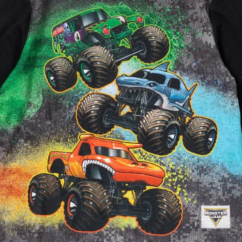 Miniatura 4 de Monster Jam Grave Digger - Camisa y pantalones de pijama