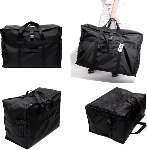 Miniatura 3 de Bolsa de viaje extra grande para equipaje a cuadros antirrobo, 28 pulgadas, 120 L