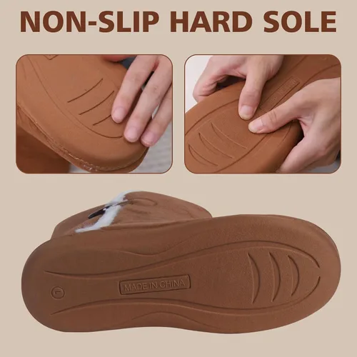 Miniatura 5 de Home Slipper Pantuflas de invierno cálidas de espuma viscoelástica para mujer