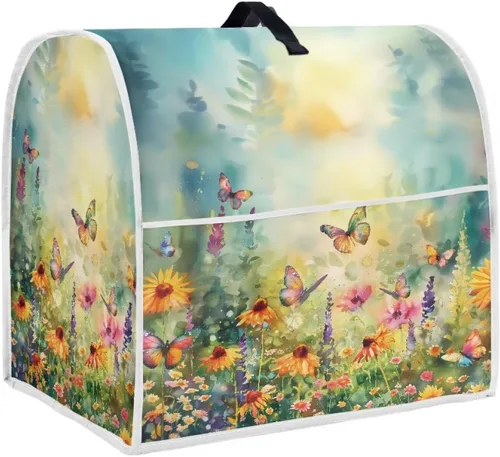 Miniatura 10 de Funda para mezclador de cocina de pata de perro bohemio compatible con ayuda de cocina de 4.5 a 5 cuartos de galón, batidora de pie Hamilton