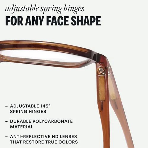 Miniatura 5 de Miyya Gafas de Bloqueo de Luz Azul para Mujeres, Gafas de Luz Azul para Mujeres Gafas de Moda Sobredimensionadas *Leopardo diluido azul