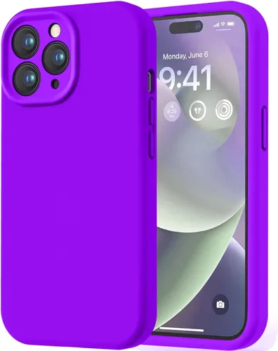 Miniatura 179 de LOVE 3000 Compatible con Funda para iPhone 15, [Cámara de Cobertura Completa de Silicona Suave] [Protección contra Caídas de 8 pies], Forro de Negro