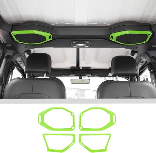 Miniatura 13 de Voodonala Para Wrangler JL JT Altavoz Recorte de audio en la parte superior y una moldura de pilar compatible con Jeep Wrangler 2018-2023 JL JLU