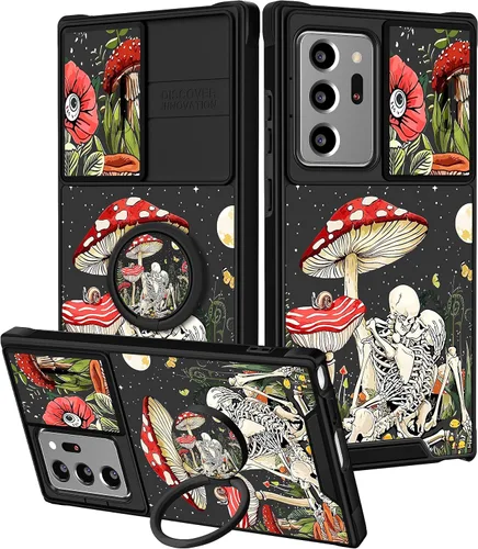 Miniatura 64 de Funermei Funda para teléfono Samsung Galaxy Note 10 Plus – Funda femenina bonita para niñas, diseño inspirador estético con funda para cámara