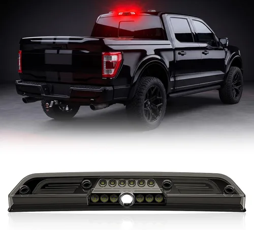 Miniatura 10 de Tercera luz de freno LED de lente ahumada compatible con F150 2015-2024, F250/F350/F450/F550 2017-2024, Ranger 2019-2024, 3ª lámpara de parada