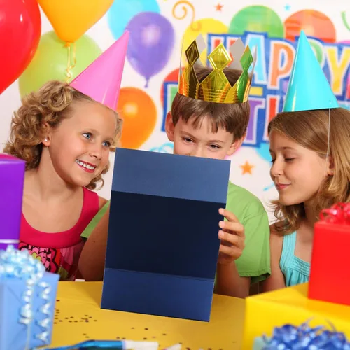 Miniatura 3 de Paquete de 4 Cajas de Regalo de 8x8x4 Pulgadas con Tapas de Cierre Magnético, Caja Magnética Azul para Boda, Propuesta de Padrinos y Damas de Honor