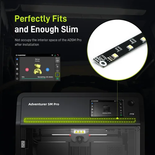 Miniatura 4 de Impresora 3D Flashforge Adventurer 5M Pro LED Original Oficial