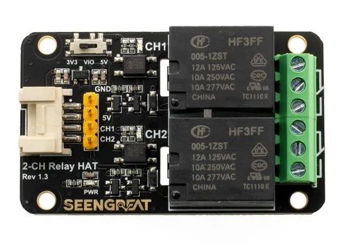 Miniatura 3 de Módulo de relé de 2 canales, placa de expansión de relé para Raspberry Pi Zero/Zero W/Zero WH/2B/3B/3B+/4B STM32 Ardui, aislamiento optoacoplador