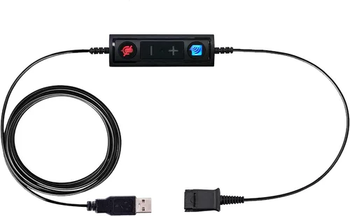 Miniatura 6 de TruVoice Adaptador U10P-S 38099-01 para auriculares de desconexión rápida (QD) de Plantronics - RJ9 Jack es compatible con teléfonos de escritorio