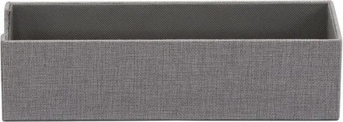 Miniatura 10 de Household Essentials Caja organizadora de cajones profundos gris 725-1 para almacenamiento 12 x 4 x 3.13 pulgadas, color plateado